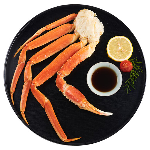 JD -Supermarkt hat direkt Krabbenbeine in Übersee direkt Krabbenbeine 700 g/Box Deep Seefischerfischerei Krabbenfleisch frisch und süß aufgetaut und essen gepflückt