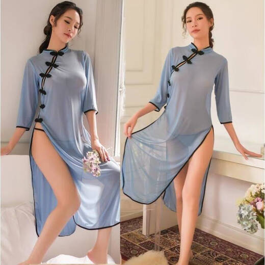 Sexy pajamas and underwear, extremely tempting, ancient bellyband, Republic of China style cheongsam, free of bleeding drops, perverted bellyband, bellyband + thong