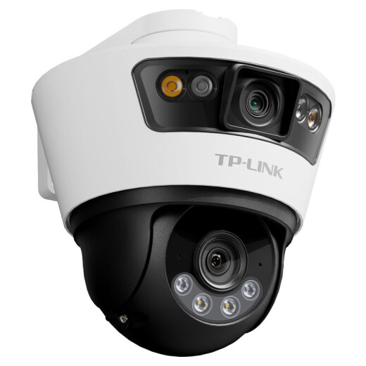 
TP-LINK household ultra-clear poe network cable powered outdoor wired dual camera door 360 degrees without dead angle with night vision wide angle Pulian outdoor smart wireless monitor ball machine 689P [689P-A4 wired version] POE power supply 128G (free upgrade to 256G)