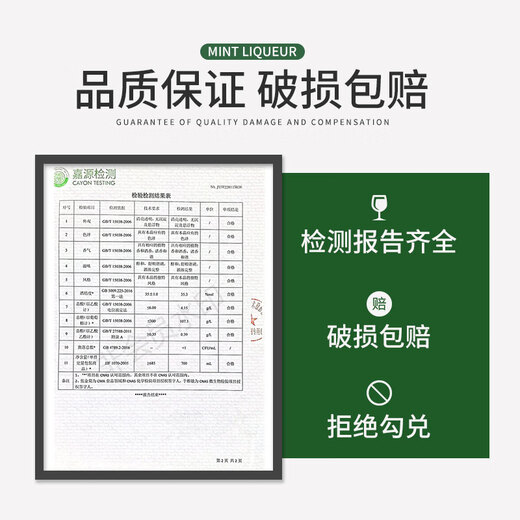 莎堡皇（FAST.KING）绿薄荷味力娇酒700ml利口酒调酒基酒蓝橙力娇酒国产洋酒 【双支装】绿薄荷力娇酒