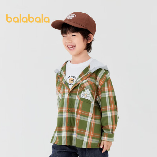 
Balabala children's clothing boys' jacket autumn loose hooded top fashion 201324105108