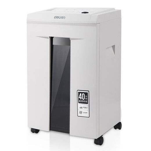 Dewei Lion Paper Shredder 9912 Commercial High Power Electric Small and Medium Home Office Document Shredder Paper Shredder Shredder Single Bank Card CD Deli 9926 (le déchiquetage automatique peut placer 80 feuilles de déchiquetage automatique)
