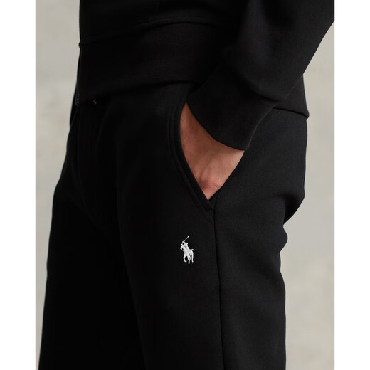 Polo Ralph Lauren Men's Classic Double-sided Knitted Jogging Pants RL15940 001-Black L