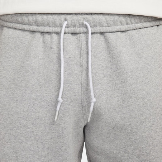 耐克（NIKE）官方男子加绒长裤卫裤针织宽松休闲刺绣个性柔软DX1365 063调色暗灰/白 L