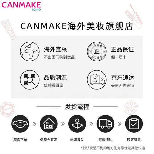 CANMAKE/Ida Japanese Mascara Eyelash Fluid Slim Long Curl Stand Long-lasting Dust-Dense No Smudge #01 Black 6.5g Smile Mascara