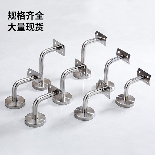 Duzun 304 stainless steel solid wall support stair handrail connector guardrail support frame railing bracket accessories Duzun 304 flat piece 60*60+ screws