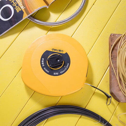 Deli Tape Ruler Soft Ruler 10m20m30m50mfiber ленточная коробка типа Type Ruler Playground Disc Leath Liqu