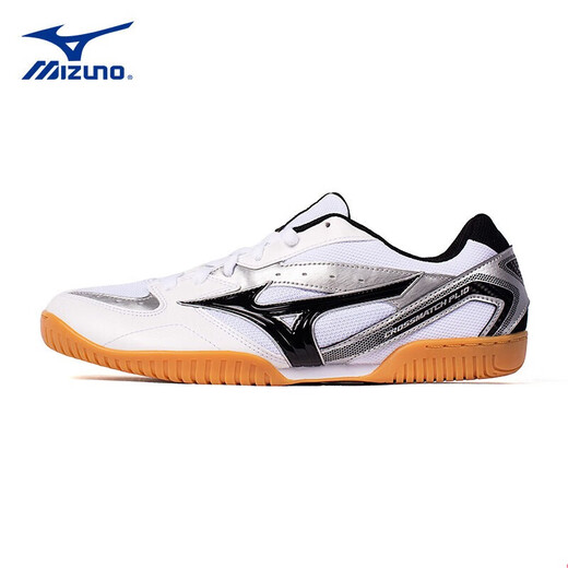 Mizuno Table Tennis Shoes Men's Shoes Women's Table Tennis Sports Shoes Breathable Non-Slip Wear-Resistant Training Shoes Competition Table Tennis Shoes 81GA183009 White/Black 40 (255mm)