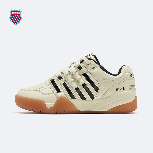 
KSWISS shoes for men and women spring new breathable casual couples slam shoes 9275 202 asparagus white/pure black 45