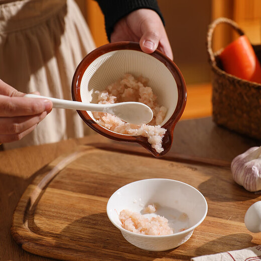 Haofanjie grinding bowl, infant food supplement mortar, medicine tablet grinder, powder grinder for the elderly, medicine grinding bowl, medicine grinder, large grinding bowl + ceramic grinding rod. See Figure 2 for size specifications.