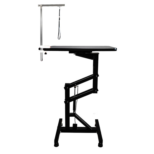 Xuanniao Pet Grooming Table Lifting Rotating Desktop Boom Rope Cat and Dog Shape Shearing Grooming Table Round Can Lift + Rotate 60X60cm
