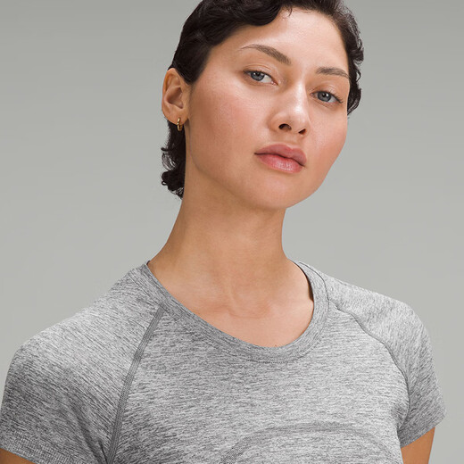 Lululemon丨Swiftly Tech Women's Sports Short Sleeve T-Shirt 2.0 *Race LW3FQHS Slate Gray/White S/6