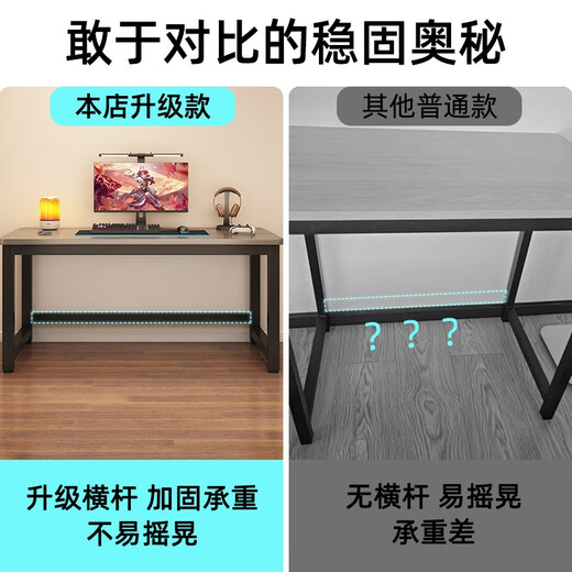 Tang Neng Youpin Computer Desk Desktop Study Desk Office Study Desk Home Desk Simple Writing Desk Bedroom E-Sports Game Table Gray Oak Color 120*60CM Store Manager’s Main Recommendation