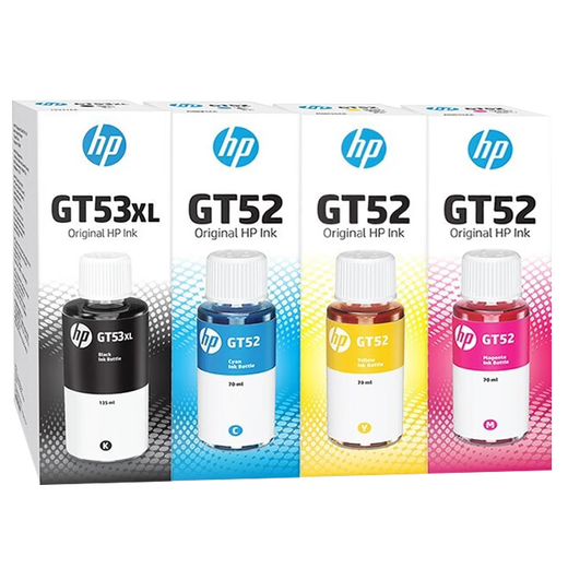 HP (HP) GT53/GT52 Ink 676/725/726/728/755/758/798/675/678/672 GT53XL/52 (conjunto de tinta de cuatro colores) casilla