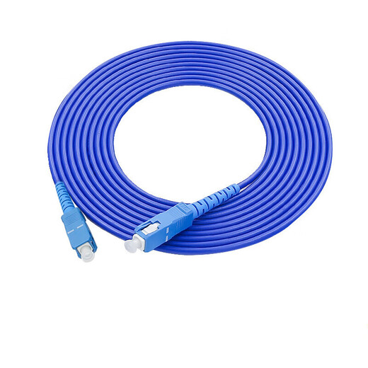 Armored fiber optic jumper SC to LC-FC-ST rat-proof tensile single-mode single-core 10M/30/50m pigtail extension Telecom-grade armored single-mode single-core SC-SC 5m