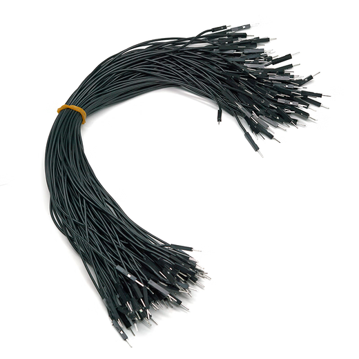 Throwing Stones 1P Rehearsal Dupont Wire 26AWG Silicone Insulated Wire High Temperature Resistant Electronic Wire Experiment Consumables 100 in a Bundle 20cm Wire Length 100/piece Black 30cm Male to Female
