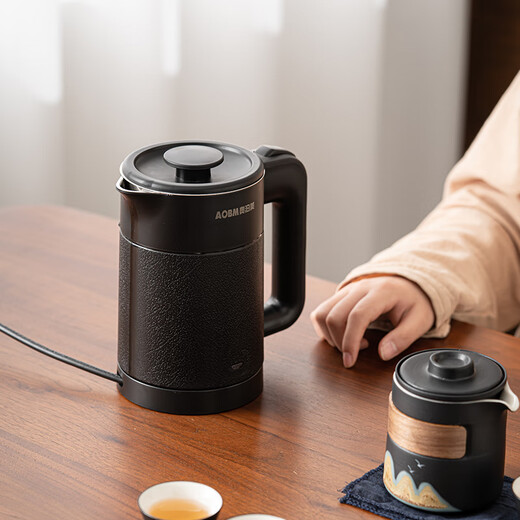 Ahri's Love Travel Tea Set Portable Set Souvenirs, Business Gifts, Father's Birthday Gifts, Boys' Gifts for Teachers and Dads, Practical One Pot, Three Cups, Portable Kettle, Black, 7 Heads, Business Travel, Outdoor Camping Office, Easy-to-Make Tea Cup