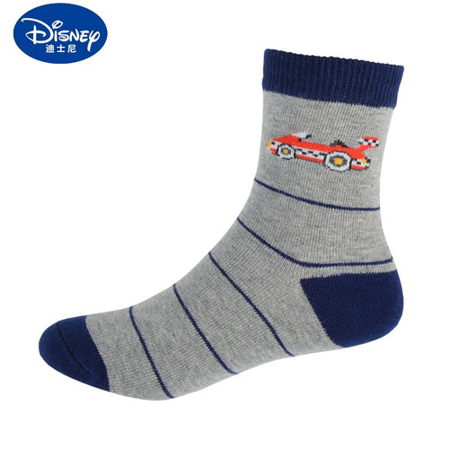 Детские носки Disney Pure Cotton осень и зимние утолщенные мальчики весна и осенний стиль толстый мягкий 1-14-летний мальчиков из хлопчатобумажных носков средние и большие дети 12 LR829 повседневные простые 5 пары 3-5 (размер обуви 24-27 размеров)