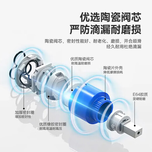 RTO fine copper basin faucet pull-out 360 rotating faucet bathroom basin faucet hot and cold dual-use faucet gray TLS5012 hot and cold digital display lifting pull-out nationwide joint warranty