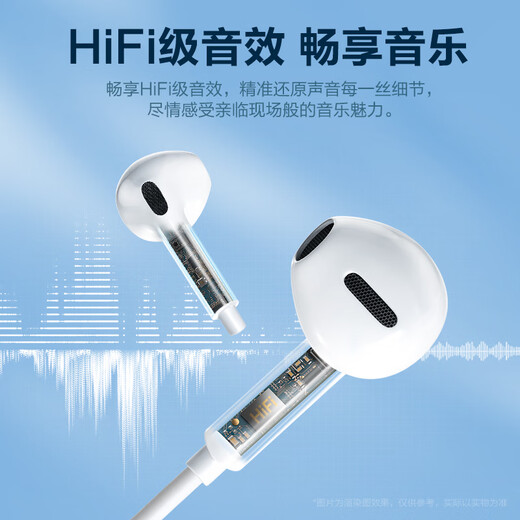 Zhiguozhe hot-selling 7 million+ type-c headphones wired digital gaming computer e-sports hifi semi-in-ear suitable for Huawei Honor oppo Xiaomi vivo Apple 15/16