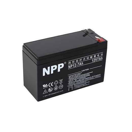 NEWUPS电源EPS消防应急电源直流屏太阳能耐普免维护NPP胶体蓄电池 NP12-7AH 12V7AH