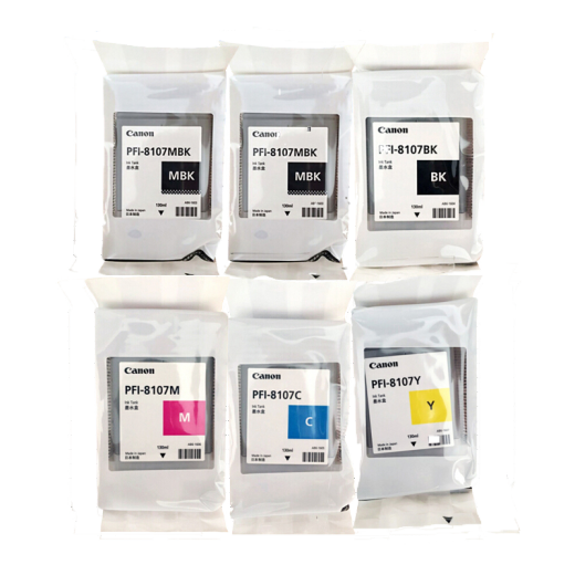 Canon Original PFI-8107/8207 Tintenpatrone IPF671 771 681 781 786 Plotter PFI-8107M Magenta 130 ml