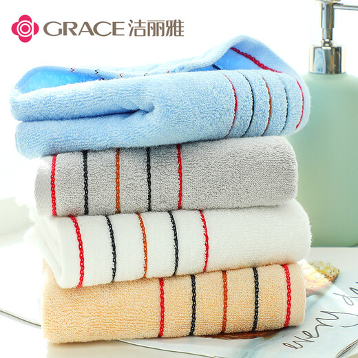 4 Packungen Jieliya -Handtücher, reine Baumwoll -Gesichthandtücher, Baden, weiche absorbierende Handtücher, Großhandel für Männer und Frauen, 7375 Modelle, 4 Stücke