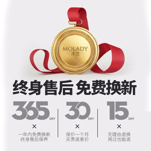 MOLADY Confession Gift Box One-Carat S925 Silver Ring for Female Proposal, Birthday and Anniversary Gift for Girlfriend and Wife One-Carat Six-Prong Diamond Ring + Brand Customized Gift Box