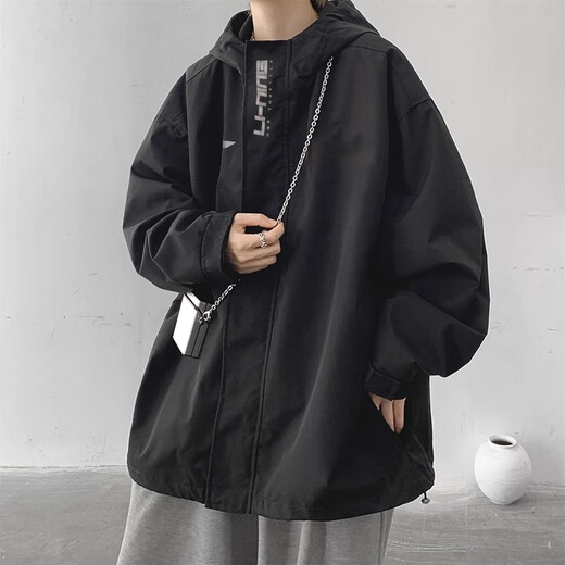 Li Ning Windbreaker Men's 2024 Autumn Fashion Fashion Fashion Tendencia de cárdigan Aviso Sports Simple Loose Chaqueta suelta Afdt753-2 3xl