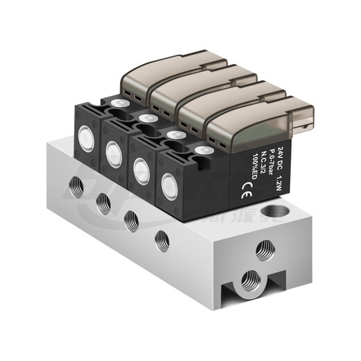 High frequency micro solenoid valve 10MM wide mini air valve 30Hz two-position three-way control valve 24V12V6V vacuum valve 7F manifold