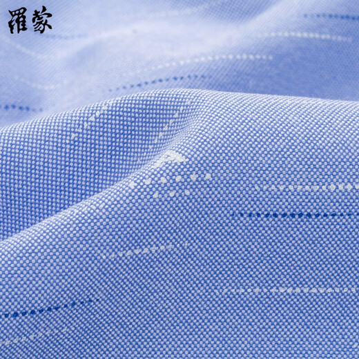 ROMON long-sleeved shirt men's anti-wrinkle easy-care lapel business high breathable top men 4025-1 42