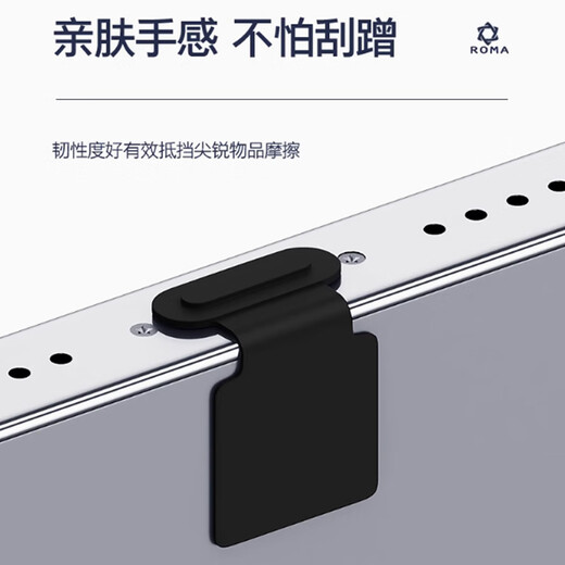 Lubo Suitable for Apple Android mobile phone charging port dust plug anti-lost anti-dust silicone plug charging port plug power plug Suitable for Apple dust plug black 2 pack