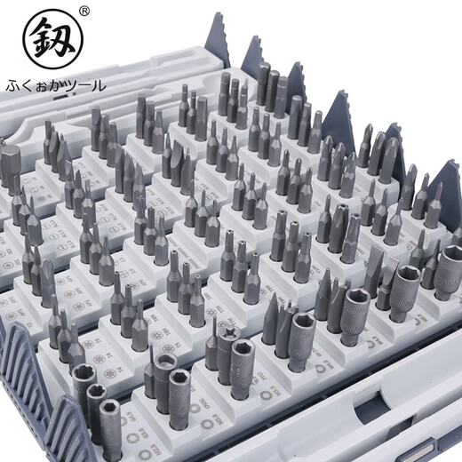 釰福冈工具精密螺丝刀套装多功能螺丝批电讯多用电子维修组套128件