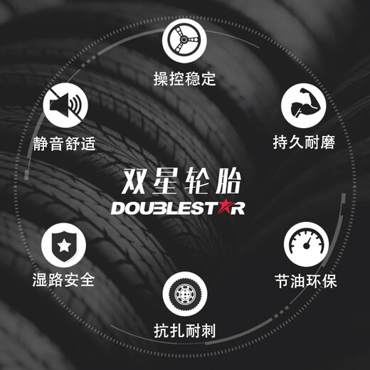 Doppelstern-Automobilreifen 15565R13 73T adaptiert an Changhe Baili Wuling Xingwang Lechi QQ DS610 155/65R13-DS610L