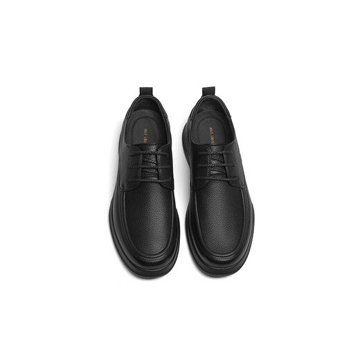 
Red Dragonfly Left Month Gift Casual Leather Shoes 25 Spring Men's Shoes Sheepskin Comfort Business Shoes WTA15123 Black 42