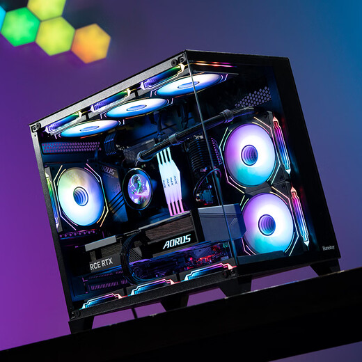 Gigabyte 5060Ti 16G large video memory/RX9060XT triple fan 7650GRE+AMD Ryzen 5 9600X e-sports game live broadcast design sea view room DIY desktop computer host eight R7 9700X丨5060Ti 16G Ultimate Edition