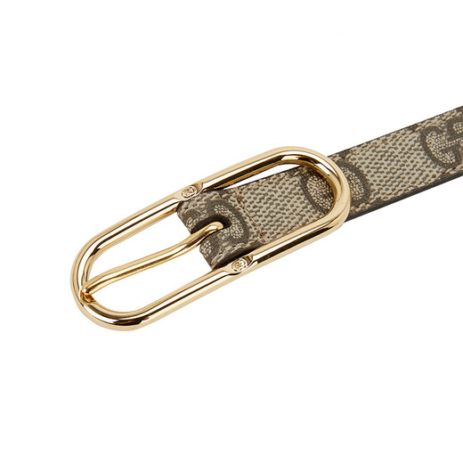 
GUCCI Women's Jackie 1961 Series GG Printed Belt Belt Beige/Ebony 649492 KGD0G 9742 95