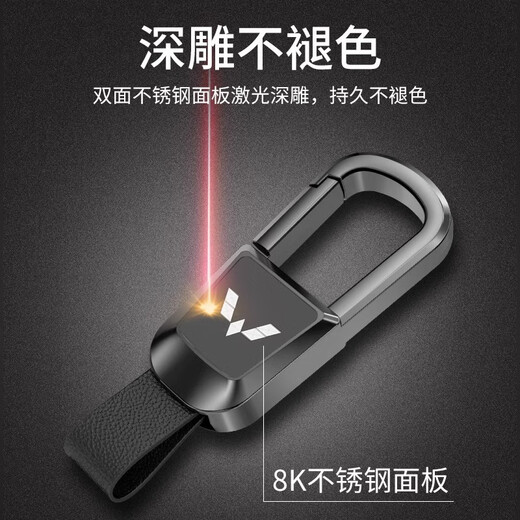 
Baoruyi Auto Key Chain Men's Key Chain Key Chain Key Chain High-end Key Chain Palette Customized Car Logo Engraved Anti-lost Double-sided Car Logo (Mercedes-Benz Car Logo)