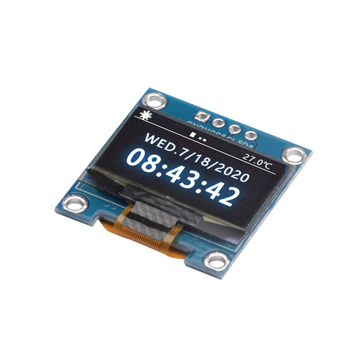 0.96-inch OLED display module 128x64 I2C communication SSD1315 12864 LCD screen IIC serial 7-pin blue display