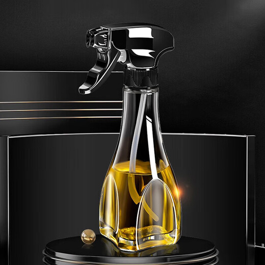 Chenbu oil spray bottle kitchen atomized glass seasoning bottle spray bottle barbecue baking press oil spray bottle edible oil spray bottle space silver 240ml