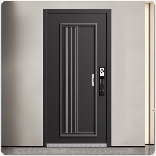 
OUDILE new 4-level ventilated anti-theft door entrance door + aviation aluminum foil entry door + elevated door lintel hidden hinge ventilation door + can be equipped with face lock Technology cloud lock 2150*960/2050*1050