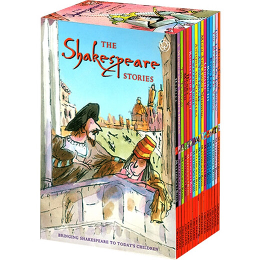 英文原版 莎士比亚全集16册套装 The Shakespeare Childrens Stories 儿童故事图书 经典阅读 儿童章节小说书 中小学英语阅读提升 蓝思值680-890l 绿山墙 . 绿