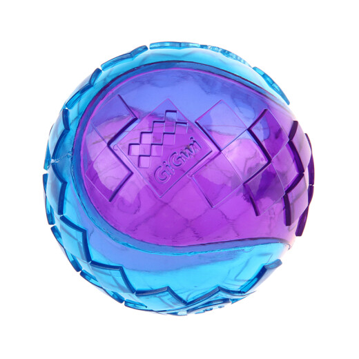 GiGwi Dog Toy Sound Toy Ball G-Ball Large Transparent Color Teeth-Resistant Bite-Relieving Pet Dog Toy Ball