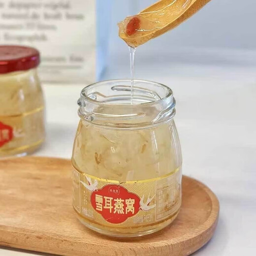 燕微微雪耳燕窝鲜炖免煮即食燕窝早餐低脂低卡0添加孕妇老人滋补营养礼品新年礼盒送礼长辈 雪耳燕窝6瓶【礼盒装】