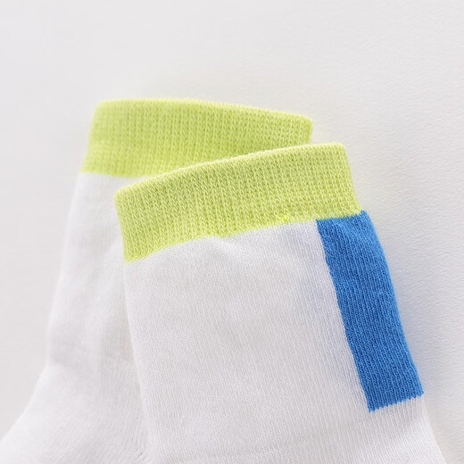 Rabbi children's clothing baby socks spring and autumn style boys and girls socks cute baby non-slip socks floor socks antibacterial geometric socks 3-5 years old (no anti-slip particles)