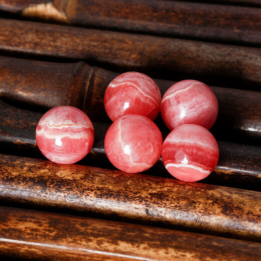 Nianfu natural red stone loose beads single bead crystal bracelet multi-treasure bracelet men and women diy beaded handmade jewelry accessories 5a red stone round beads 6mm/piece