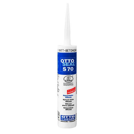 OTTO CHEMIEOTTOSEAL奥拓美容胶哑光硅酮胶厨卫密封全屋收边 S70-C00半透明通 S70-C1391颗粒烟灰通用款