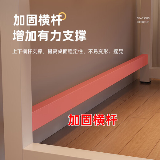 Super Nai next day delivery computer desk desktop simple desk office study writing long table gaming table home bedroom ancient oak color black frame 120*60*75CM