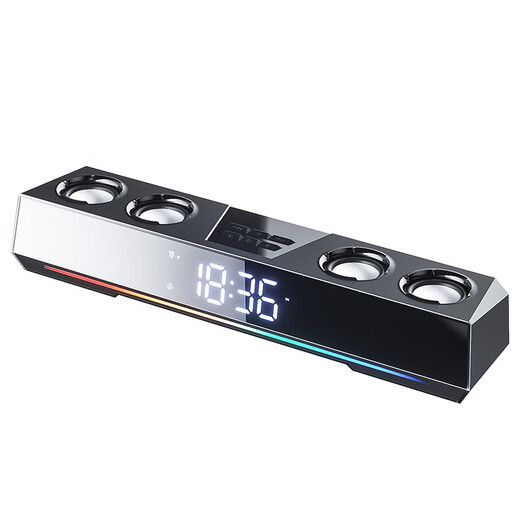 EG Berlin Sound Computer Desktop Audio Desktop Subwoofer Dolby Sound Home E-Sports Bluetooth Audio Game Active Speaker Notebook Black-Top Version HiFi Lossless Sound Quality + DTS Panoramic Sound Effect