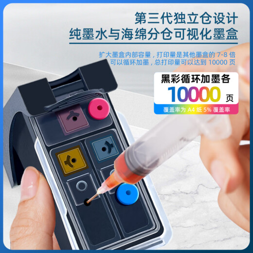 月辉适用佳能645/646墨盒MX496 MG2965 TS3360 TS3460 TS3165打印机 【打1050页】黑+彩大容量套装